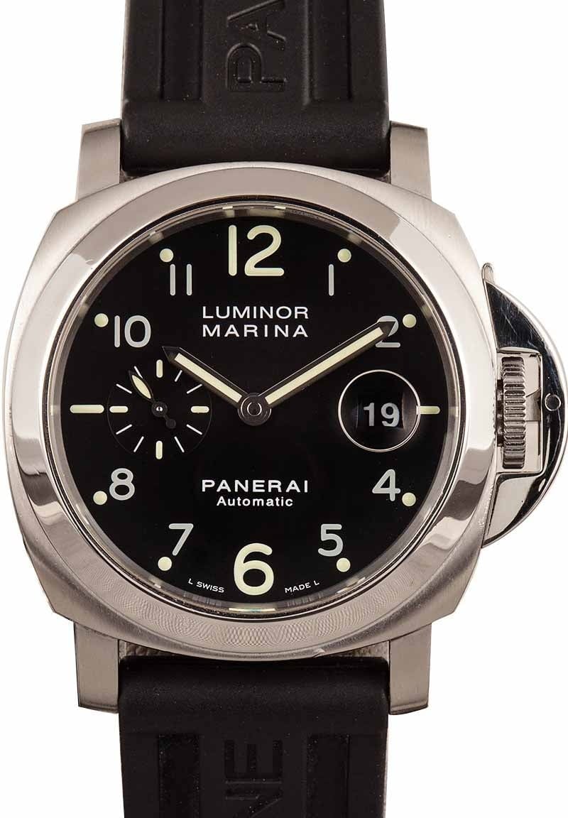 Buy Used Panerai Luminor Marina PAM 104 Bob s Watches Sku 127540