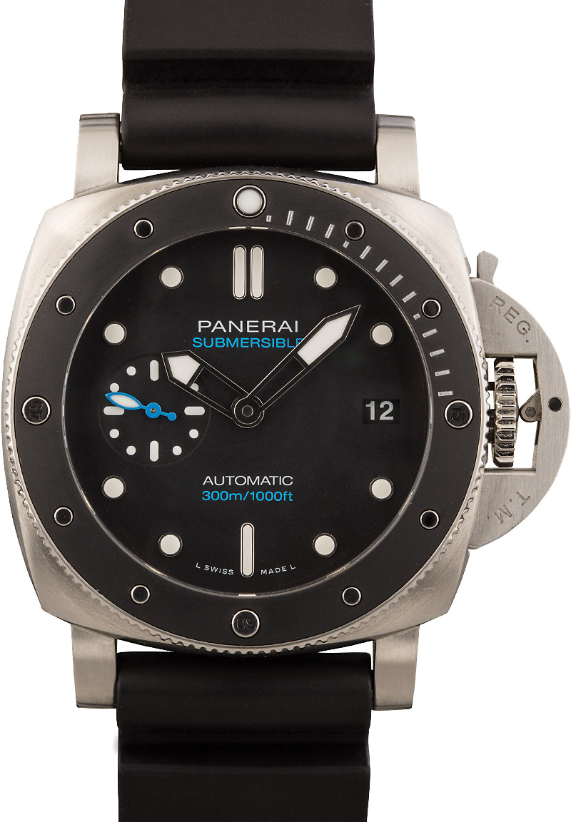 Buy Used Panerai Submersible PAM00683 Bob s Watches Sku 150841