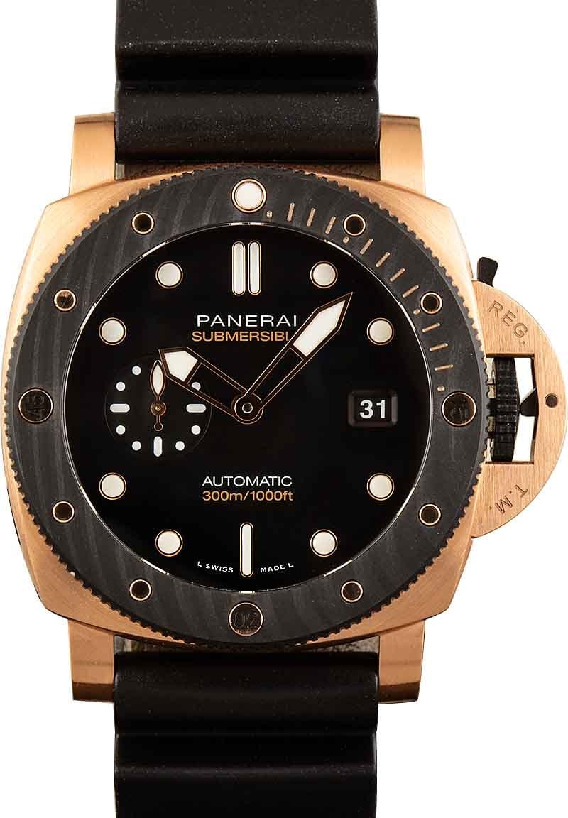 Buy Used Panerai Submersible PAM02070 Bob s Watches Sku 163221