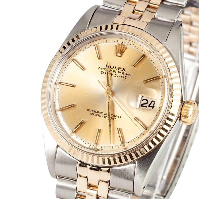 Vintage Rolex DateJust Two Tone 1601