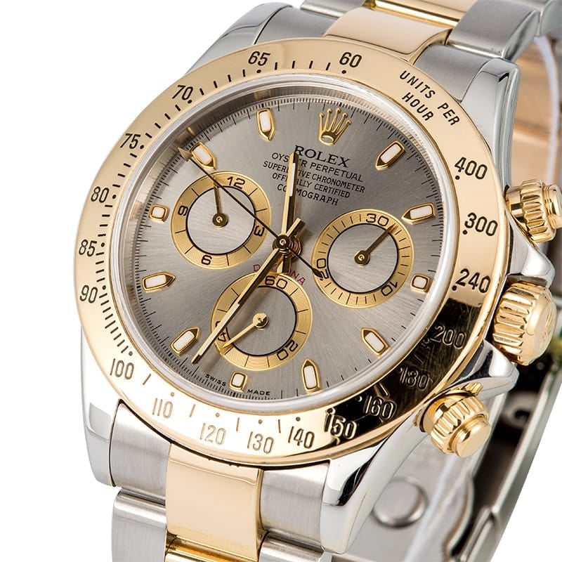 Rolex Daytona Two-Tone 116523 Slate Dial