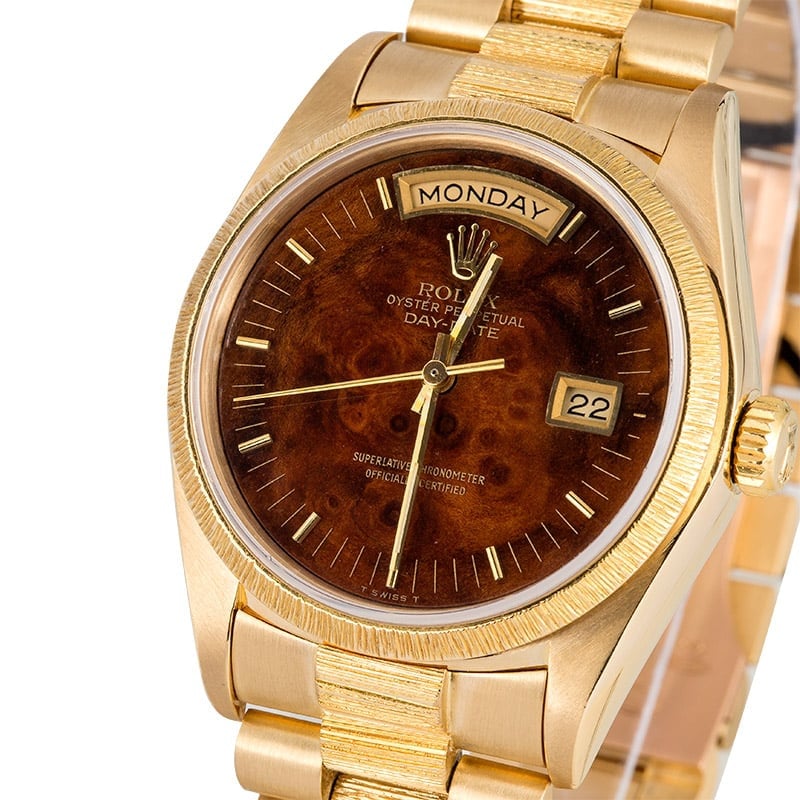 Rolex President 18038 Wood Dial