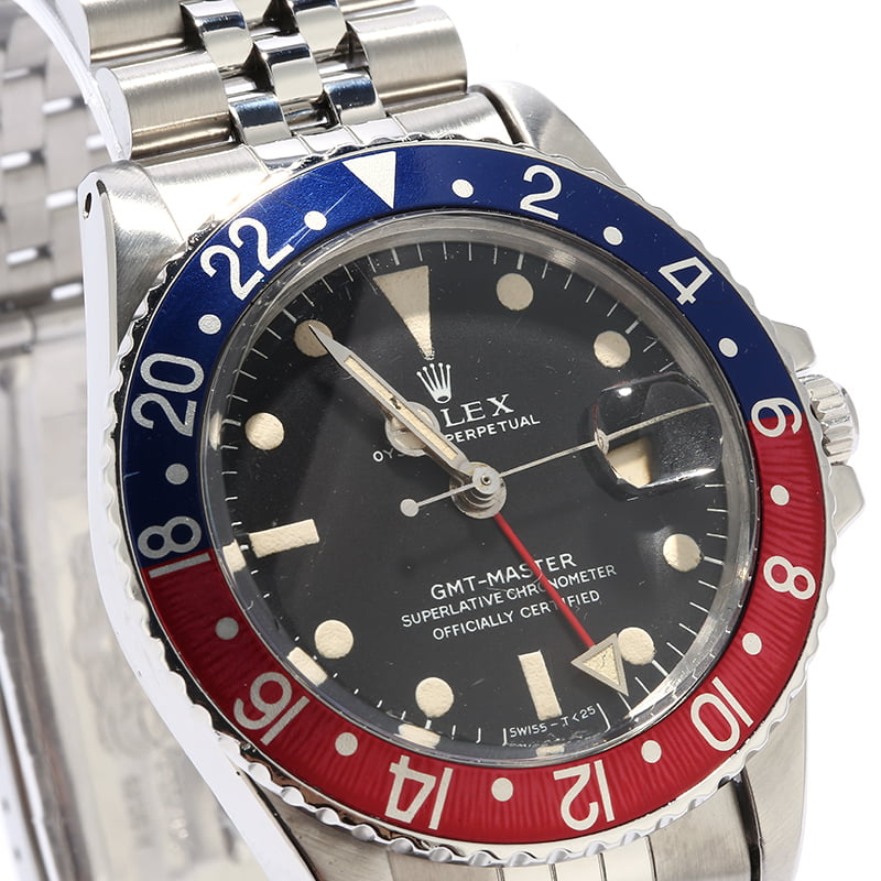 Vintage 1968 Rolex GMT-Master 1675 Pepsi