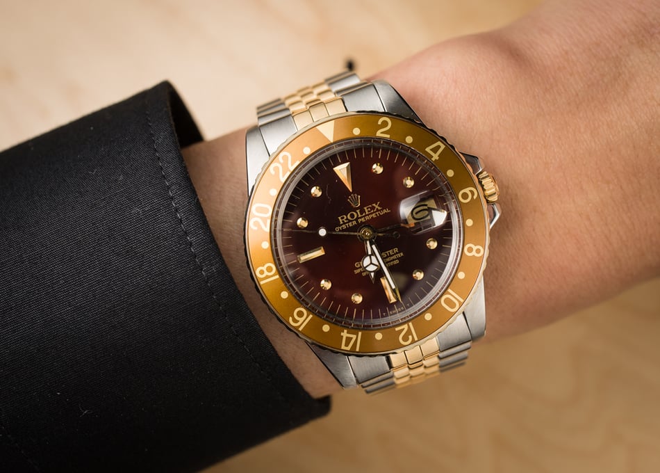 Men's Rolex GMT-Master Model 1675 Rootbeer