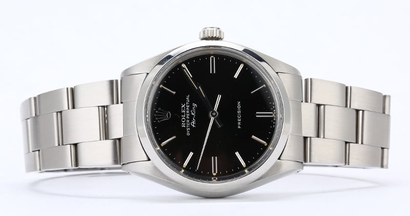 Rolex Air-King 5500 Black Dial with Steel Oyster