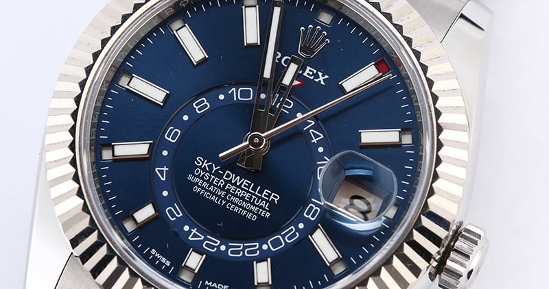 Unworn Rolex Sky-Dweller 326934 Blue Dial