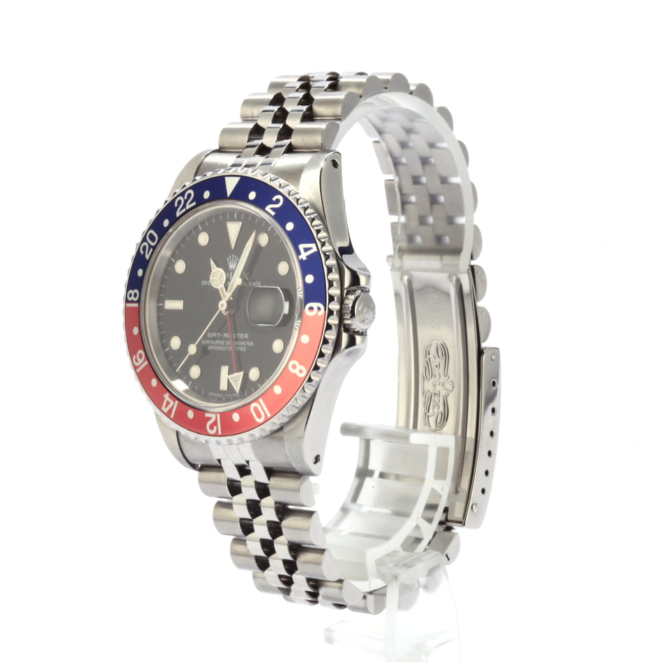 PreOwned Rolex GMT-Master 16700 'Pepsi' with Steel Jubilee Band