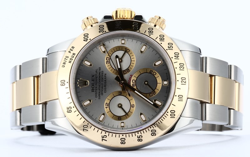 Rolex Daytona Two-Tone 116523 Slate Dial