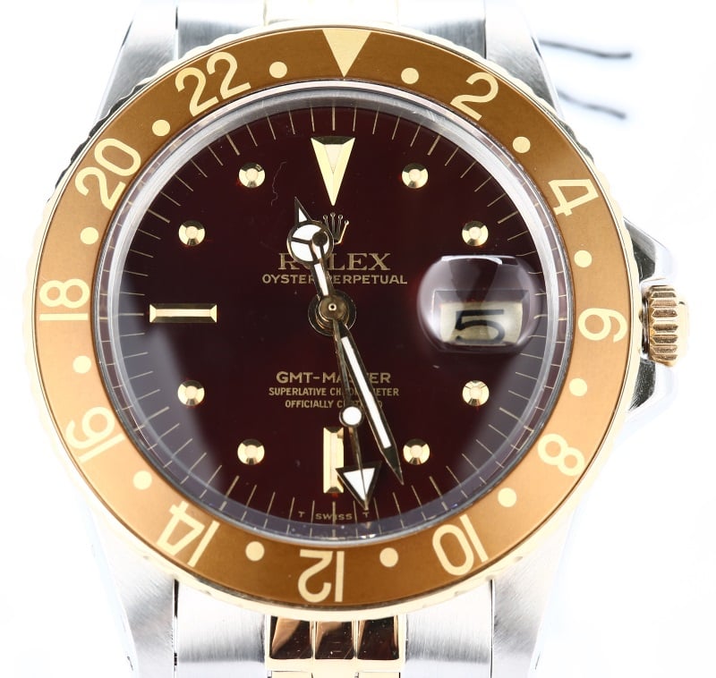 Men's Rolex GMT-Master Model 1675 Rootbeer