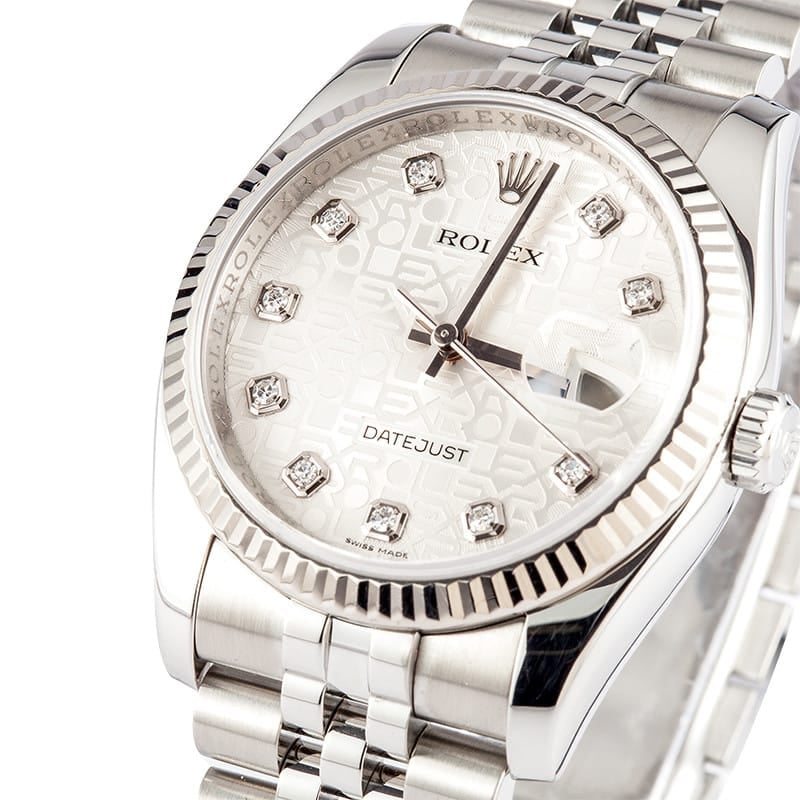 Rolex DateJust 116234 Diamond Dial