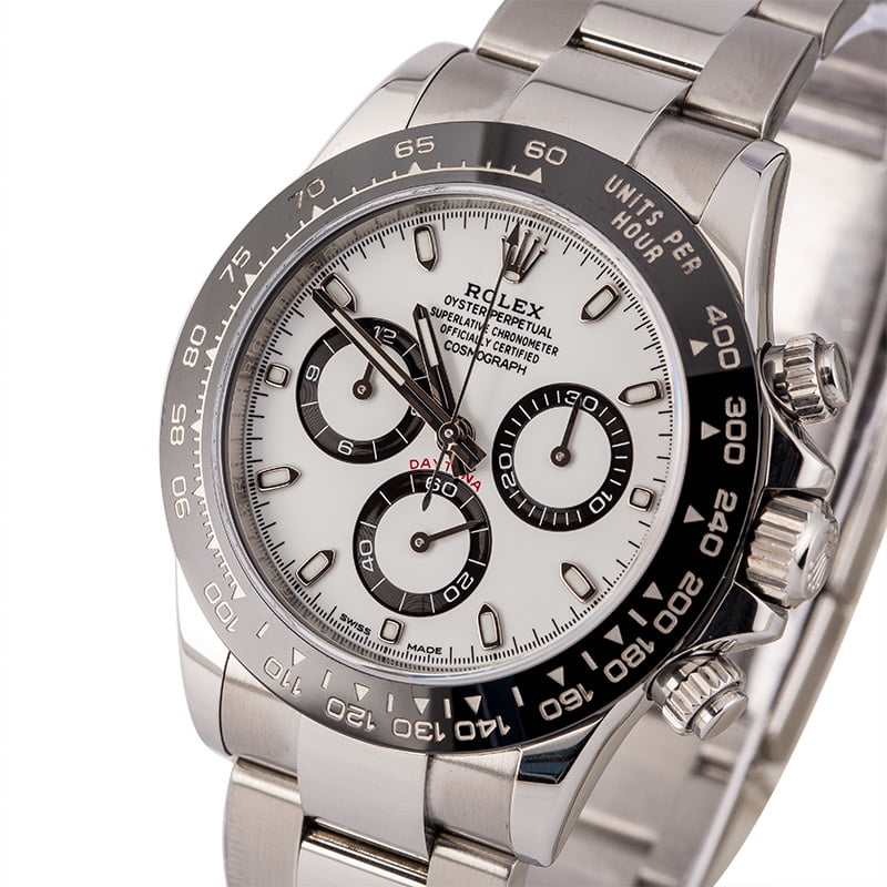 Pre-Owned 40MM Rolex Daytona 116500LN White Dial