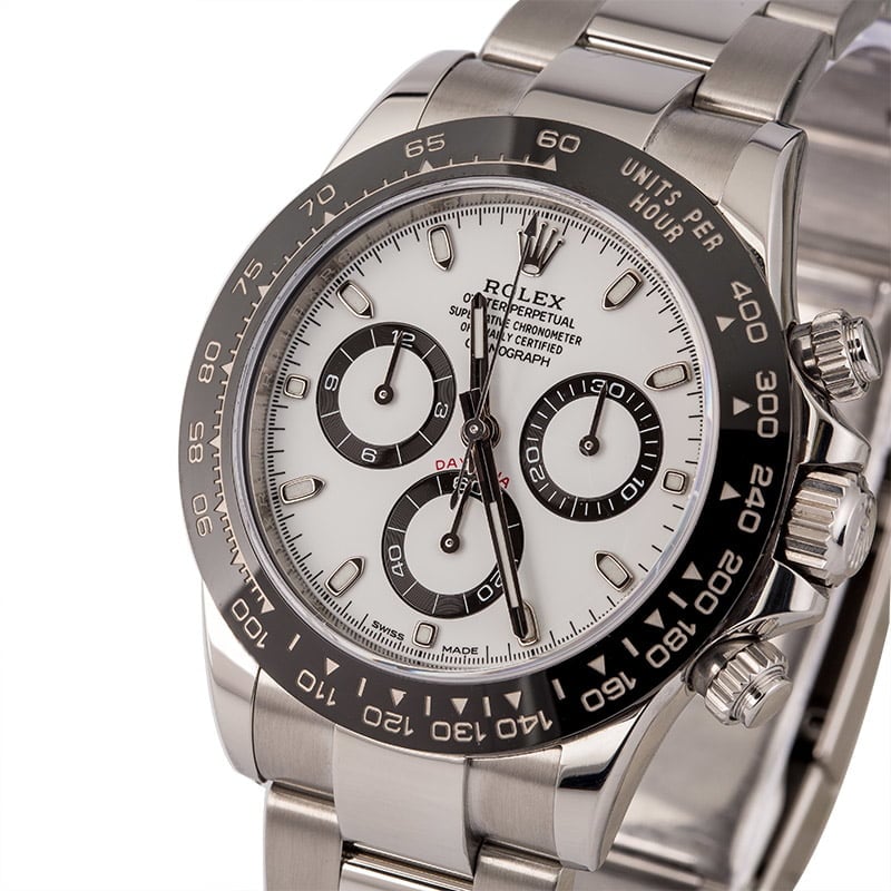 Used Rolex Daytona 116500 White Ceramic Watch T