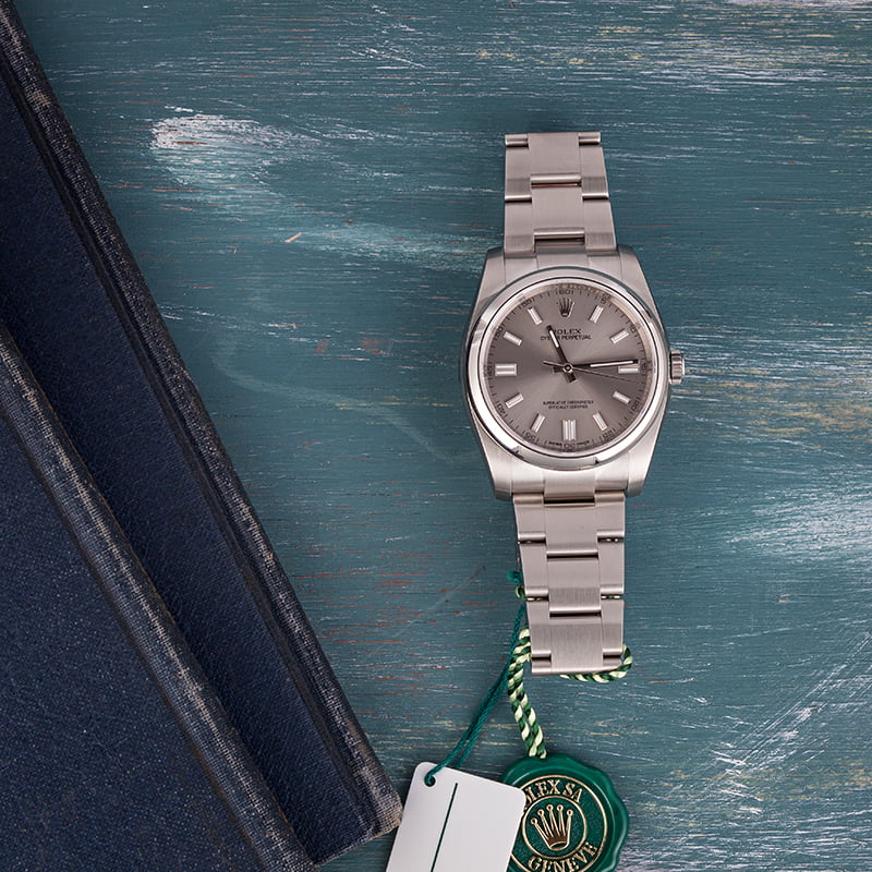 Unworn Rolex Oyster Perpetual 116000 Steel Index Dial