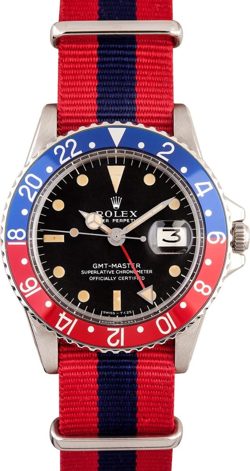 Vintage Rolex GMT 1675 w/ Pepsi Bezel