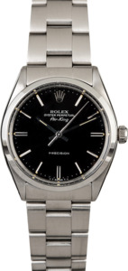 Rolex Air-King 5500 Black Dial with Steel Oyster