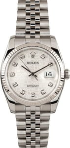 Rolex Datejust 116234 Silver Jubilee Diamond Dial