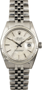 Rolex Datejust 16014 Linen Dial Dial