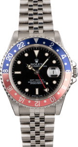 PreOwned Rolex GMT-Master 16700 'Pepsi' with Steel Jubilee Band