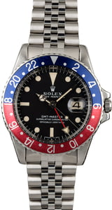 Vintage 1968 Rolex GMT-Master 1675 Pepsi