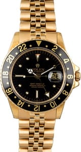 Vintage Rolex GMT Master 1675 Yellow Gold