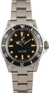 Vintage 1973 Rolex Submariner 5513 Serif Dial