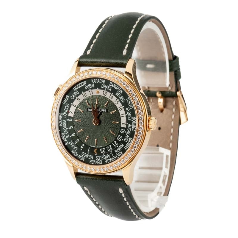 Patek Philippe Complications Rose Gold Olive Green Dial