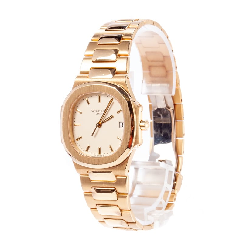 Pre-Owned Patek Philippe Nautilus 18k Yellow Gold