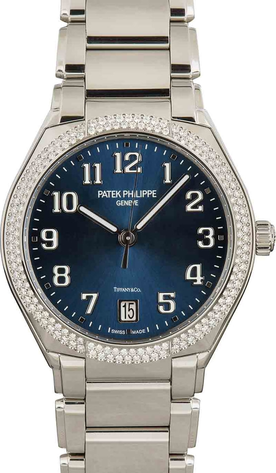 Patek Philippe 'Tiffany Blue Dial Nautilus in stainless steel