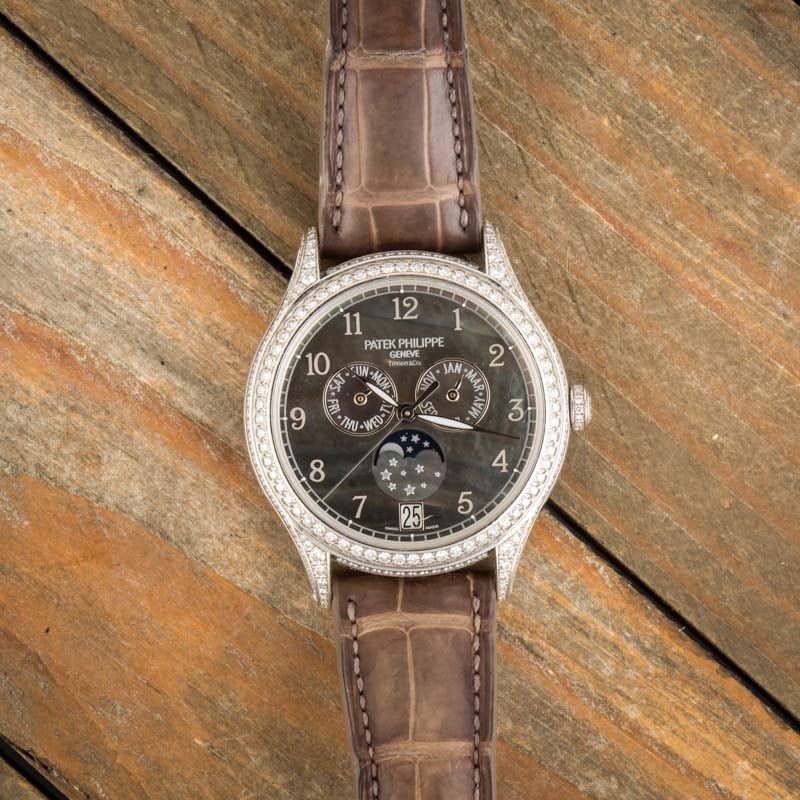 Patek Philippe Complications Black Mother of Pearl Dial