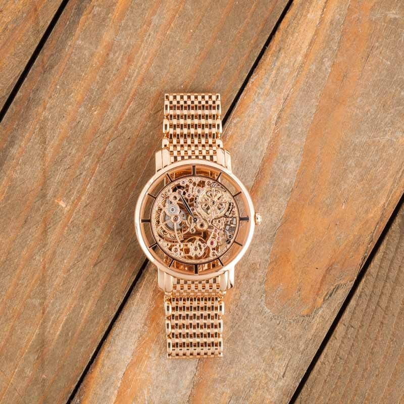 Patek Philippe Complications Rose Gold Skeleton Watch