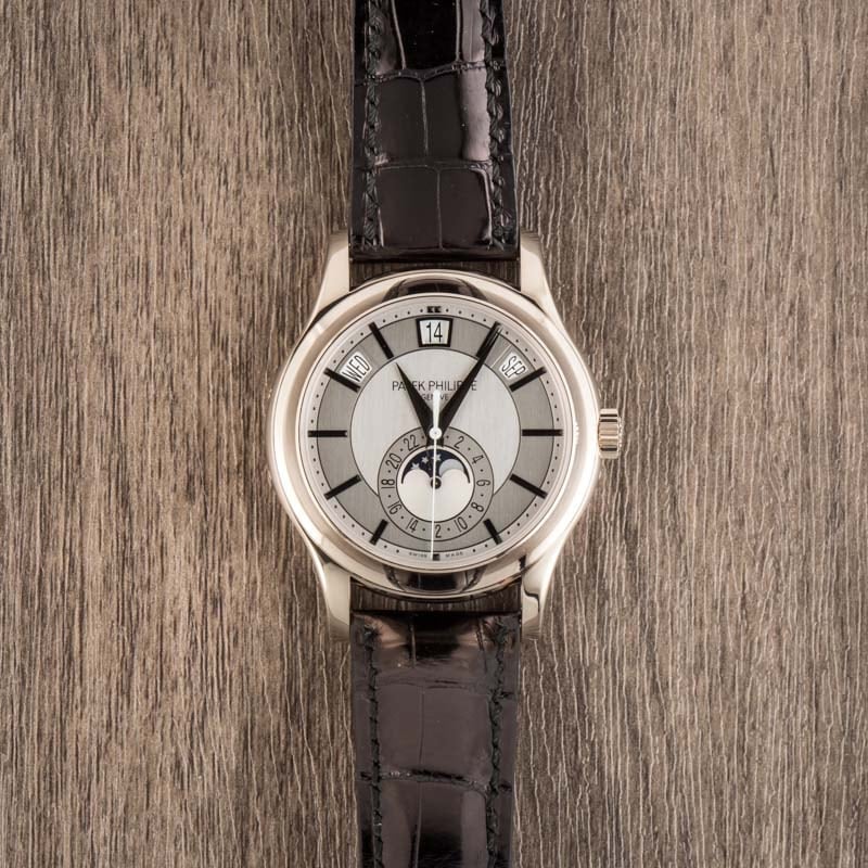 Patek Philippe Complications Annual Calendar Silver Dial