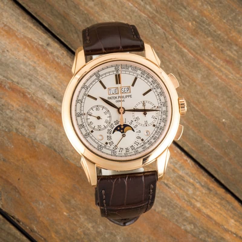 Patek Philippe Grand Complications Perpetual Calender Chronogragh Silver Dial