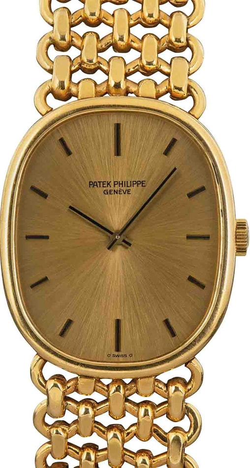 Cartier Ellipse gold watch