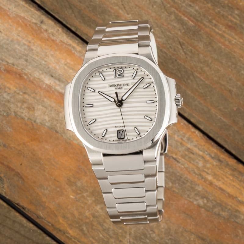 Ladies Patek Philippe Nautilus Silver Dial