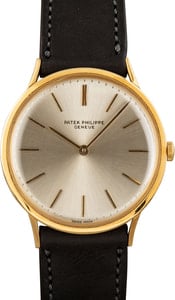 Pre-owned Patek Philippe Calatrava Yellow Gold