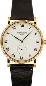 Patek Philippe Calatrava Ref 3919J 18k Yellow Gold