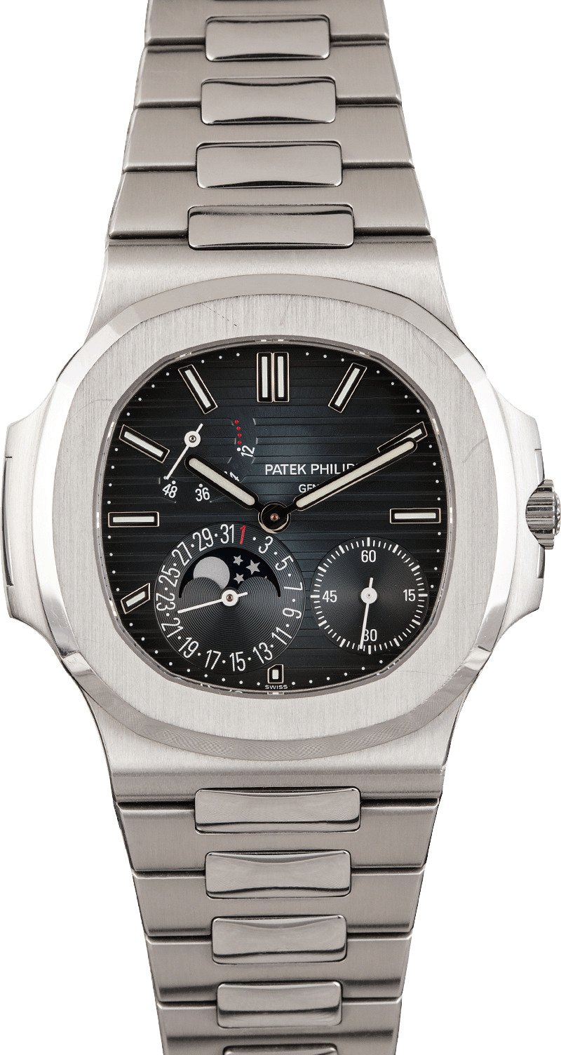 Buy Used Patek Philippe Nautilus Moonphase 5712 1A Bob s Watches Sku 125612