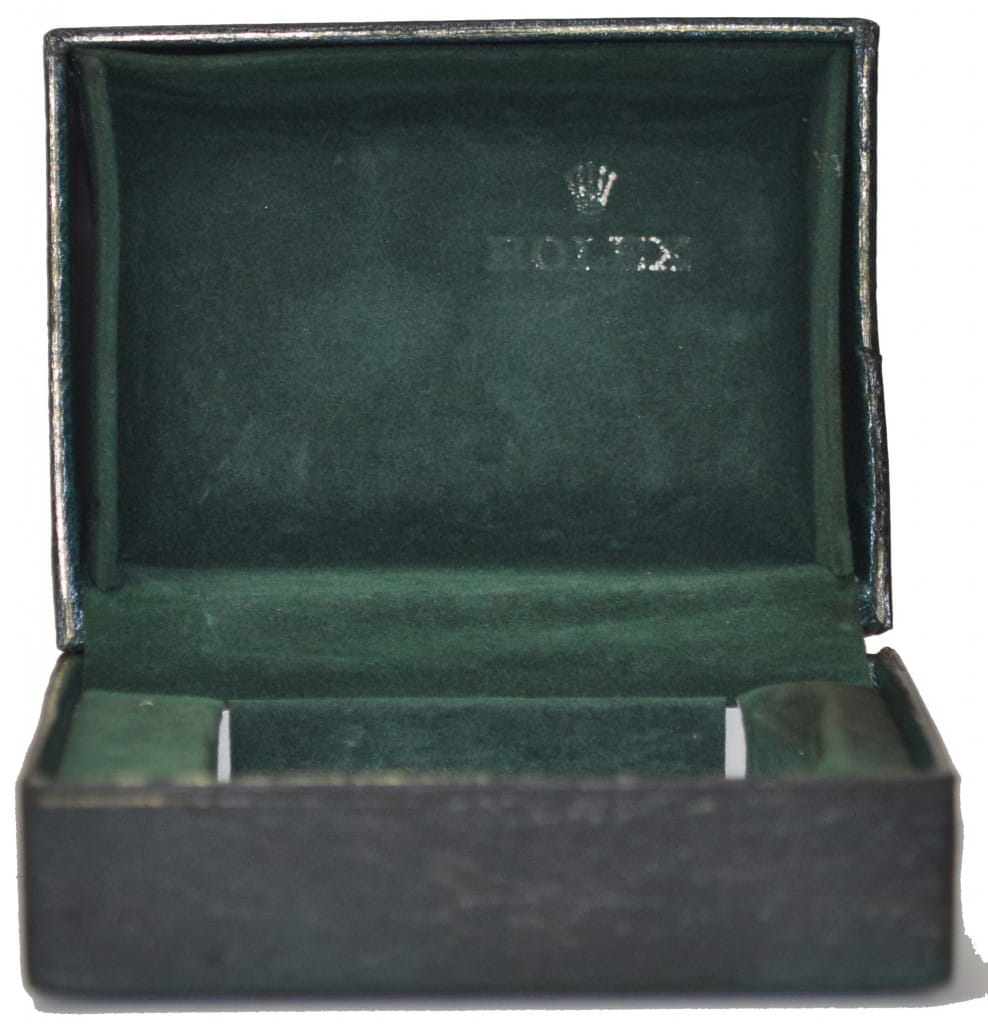 green rolex box Rolex Box Survives Fire Bob's Watches