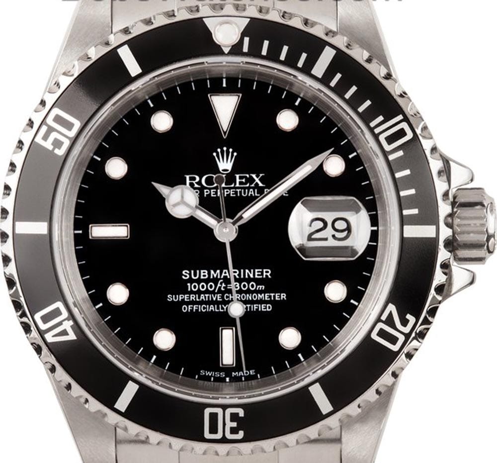 rolex 16610 thickness