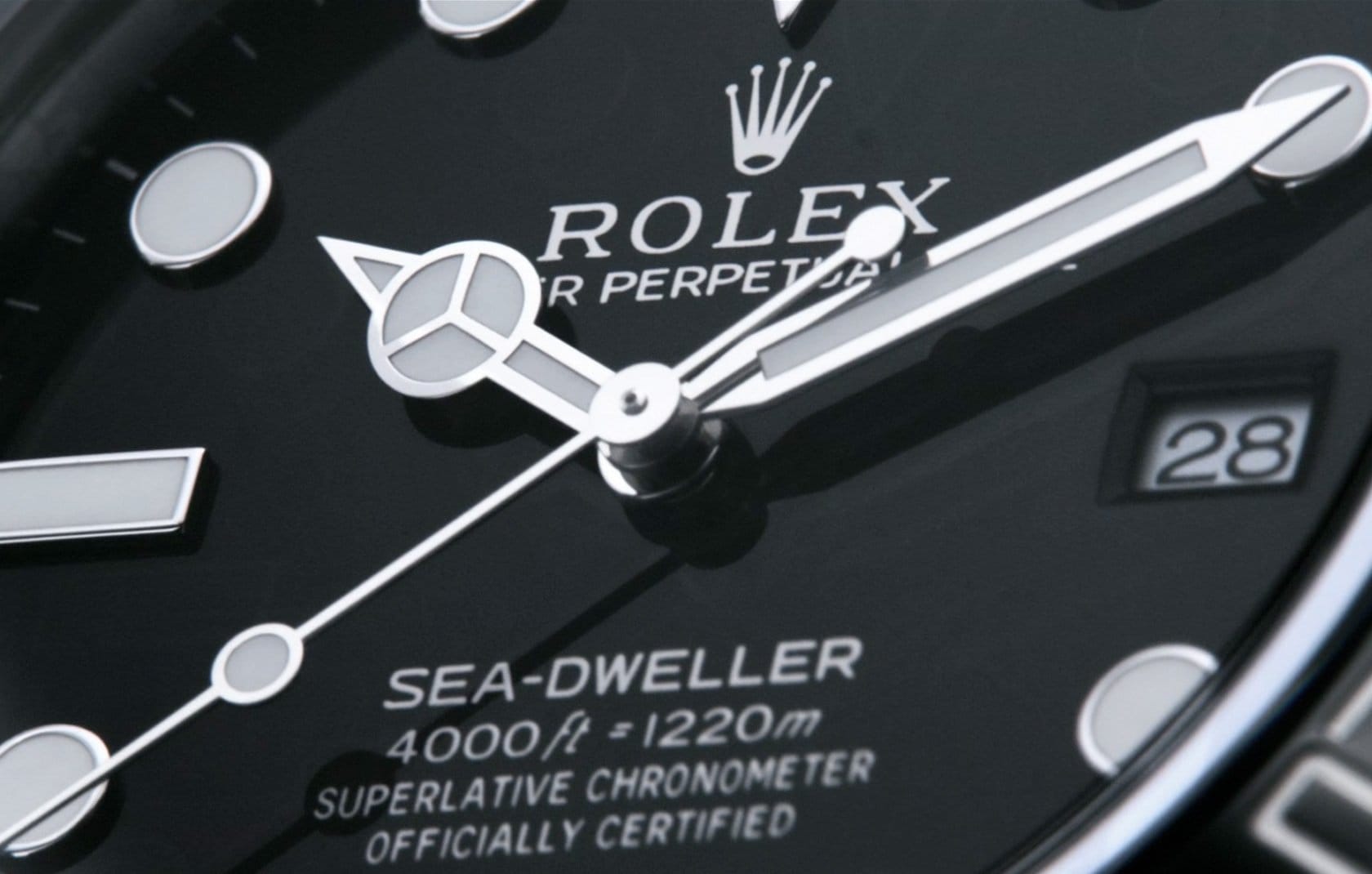 Rolex Chose Mercedes Hour Markers
