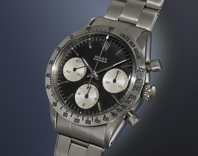 Rolex Ref. 6239 ‘Cherry Logo’ (Image courtesy of Phillips)