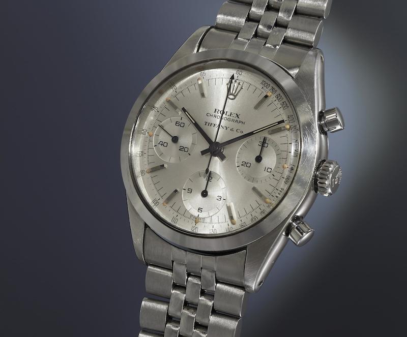 Rolex ‘Pre-Daytona Tiffany & Co. (Image courtesy of Phillips)