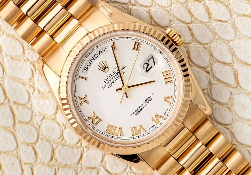 rolex watches gold colour price