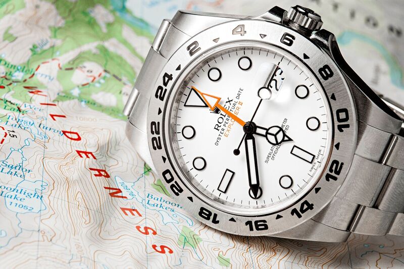 rolex two time zone watch