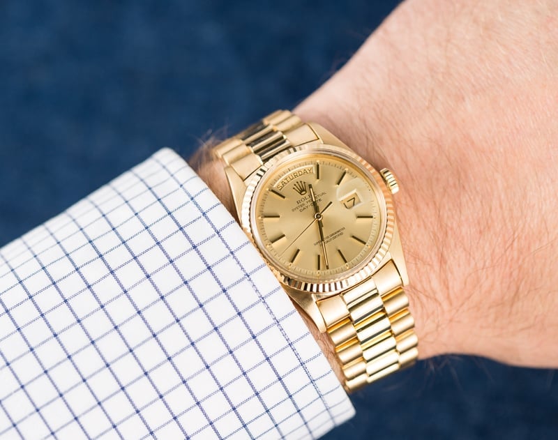 the Rolex Day-Date President 