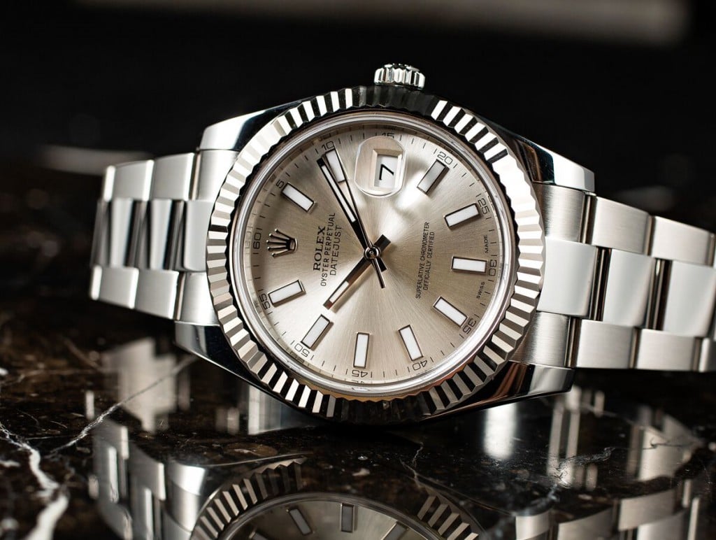rolex fluted