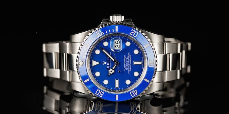Two Sides Of The White Gold Submariner 