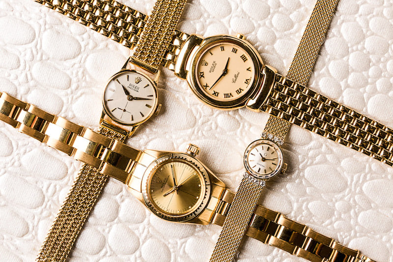 vintage rolex women's watches
