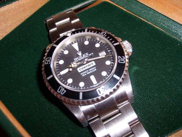 Big Number Comex 5514 fresh from service, Rolex Submariner non date watch  for sale