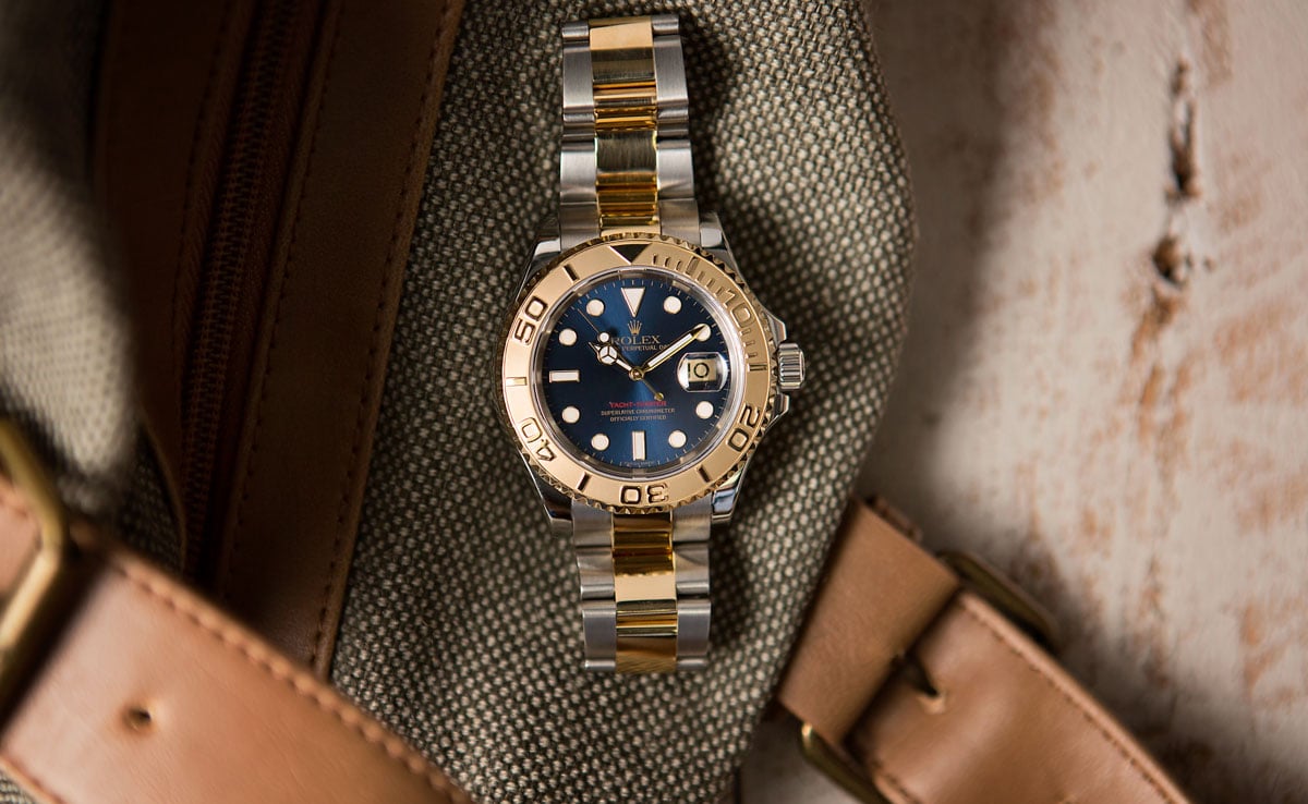 Rolex Yacht-Master 16623 Blue Dial Two Tone Oyster